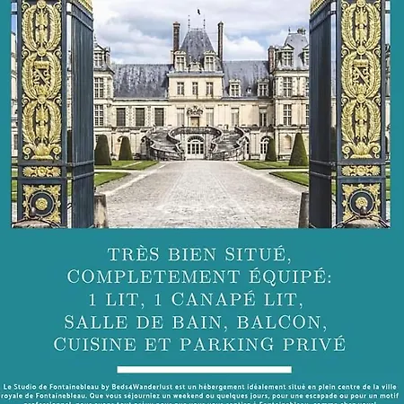 Royal By Beds4wanderlust - Place Du Marche Avec Parking Prive Apartment Fontainebleau